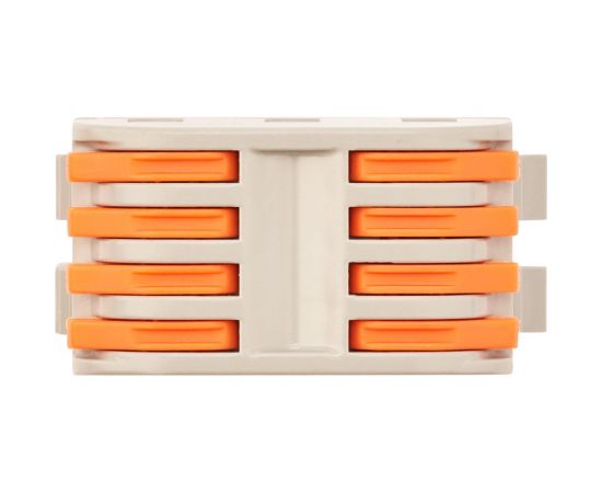 Проходная клемма REXANT с рычажком 4 полюса 0,08-4 мм2 с креплением на DIN-рейку серая 50 шт 07-5237 – изображение 2