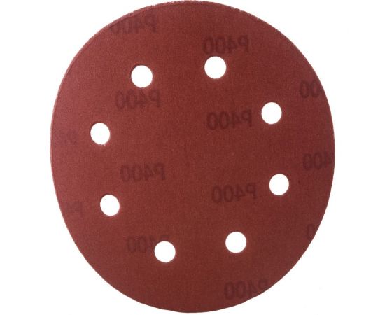 Бумага шлифовальная (20 шт; 180 мм; зерно 400; 8 отверстий) Sturm DWS6010-9400 – изображение 2