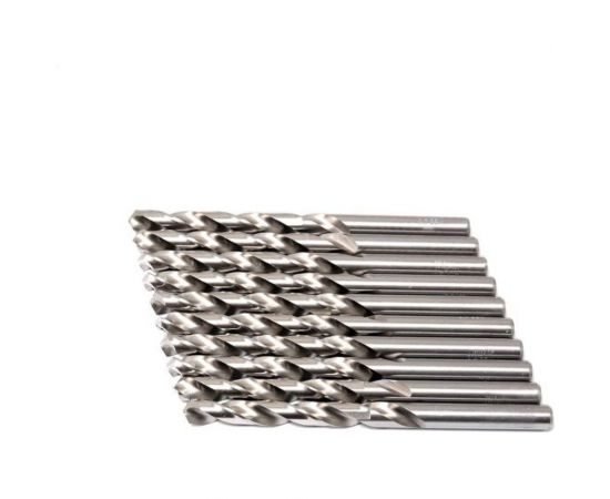 Сверло по металлу (10 шт; 4 мм; HSS; пластиковый футляр) ROCKFORCE RF-DSP40 – изображение 2