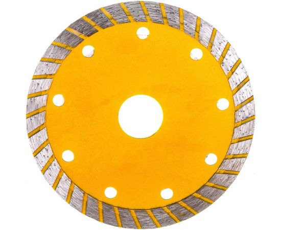 Диск алмазный отрезной Турбо (115x22.2x2.4x10 мм) KRANZ KR-90-0120 – изображение 2