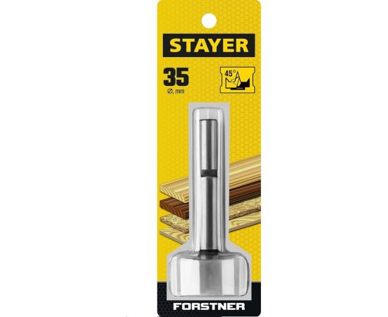 Сверло Форстнера по дереву STAYER Forstner 35х90 мм 29985-35_z01 – изображение 2