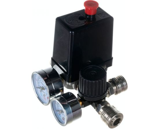 Реле давления на компрессор с редуктором и манометрами 220В, 12 бар S.E.B. ZZ-PЕc – изображение 3