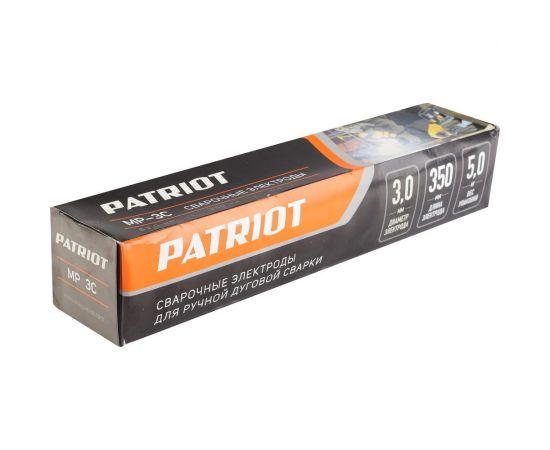 Электроды сварочные МР-3С 3 мм, 350 мм, 5 кг Patriot 605012205 – изображение 3