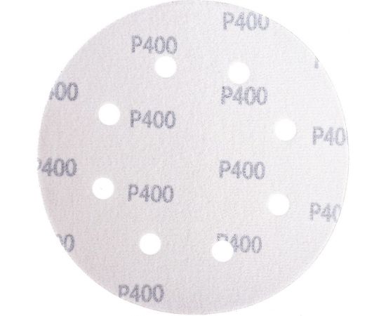 Бумага шлифовальная (20 шт; 180 мм; зерно 400; 8 отверстий) Sturm DWS6010-9400 – изображение 3