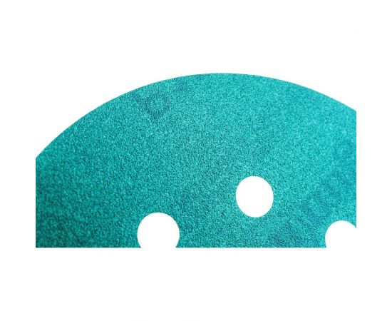 Круг шлифовальный FILM L312TV (100 шт; 125 мм; на липучке; 8 отв; зелёный; P120) SUNMIGHT 53208 – изображение 3