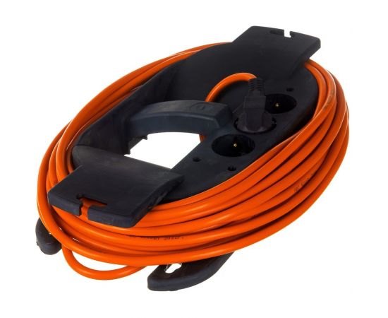 Удлинитель на каучуковой рамке Gigant Professional ПВС 3х2,5 4000Вт 3 розетки 15м 80048 – изображение 4