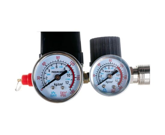 Реле давления на компрессор с редуктором и манометрами 220В, 12 бар S.E.B. ZZ-PЕc – изображение 4