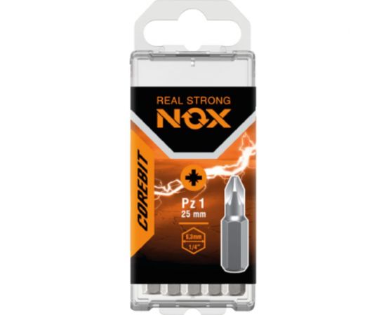 Бита COREBIT Pz1х25 мм, C6.3, 5 шт, бокс NOX 330125-5B 