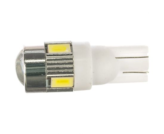 Автолампа диод T10 W5W 24V 6 SMD без цоколя 1-контурная, белая SKYWAY S08202029 