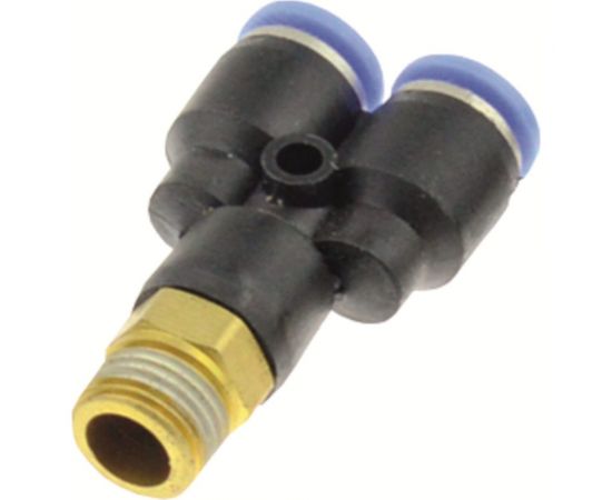 Фитинг цанговый У-образный наружная резьба 1/4"", 12 мм Pegas pneumatic 5706 