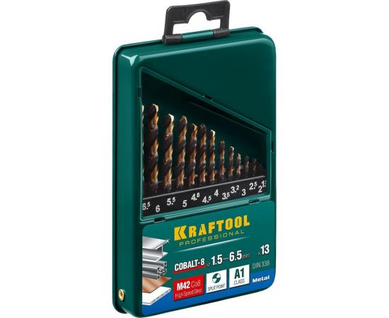 Набор сверл по металлу 13 шт Kraftool 29656-H13 