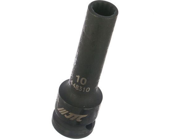 Головка торцевая 1/2” 10 12-ти гранная ударная тонкостенная L=82мм JTC 448310 