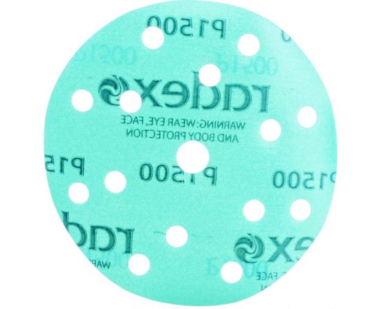 Круг абразивный на пленке GREEN (100 шт; 150 мм; Р1500; 15 отверстий) RADEX 661518 