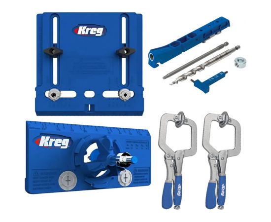 Набор для установки мебельной фурнитуры KHI-HINGE-INT, KHI-PULL-INT, KPHJ310-INT и KHC-PREMIUM x 2 шт KREG KHI-PROMO-int-21 