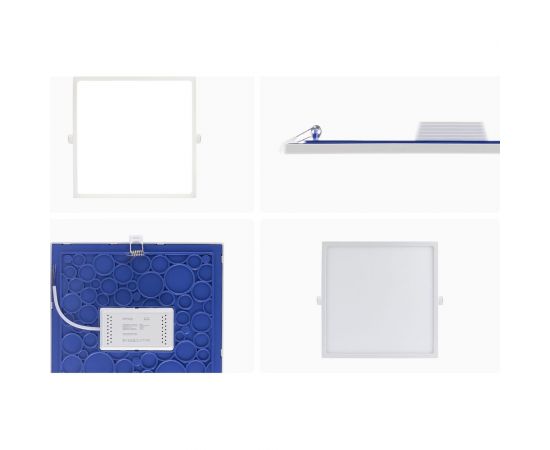 Светодиодная панель Apeyron встраиваемая квадратная 220В, 24Вт, алюминиевый корпус, изолированный драйвер ДН 06-34 – изображение 13