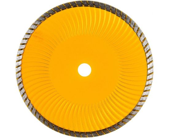 Диск алмазный отрезной Турбо волна (230x22.2x2.4x10 мм) KRANZ KR-90-0135 – изображение 2