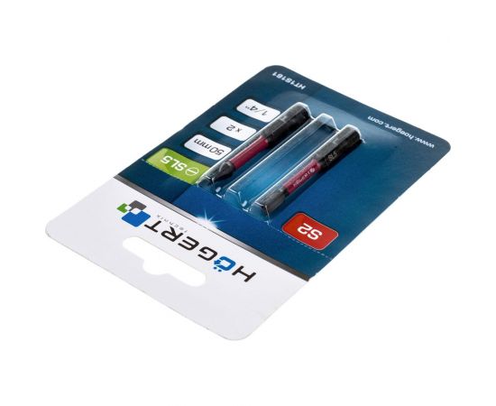 Биты ударные SL5, 50 мм, сталь S2, 2 шт HOEGERT TECHNIK HT1S161 – изображение 3