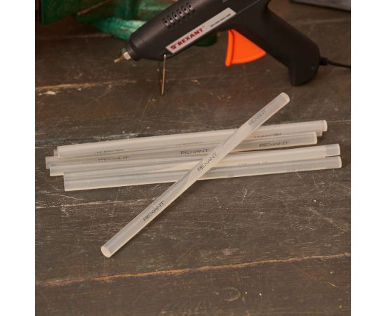 Клеевые стержни Rexant 11х270 мм прозрачные 10 шт. 09-1270 – изображение 3