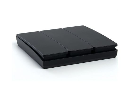 Трехклавишный беспроводной выключатель FERON TM83, 230V, 500W, черный 41724 – изображение 3