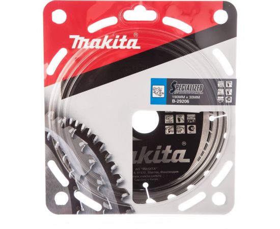 Диск пильный по дереву (190х30 мм; 24Т) Makita B-29206 – изображение 4