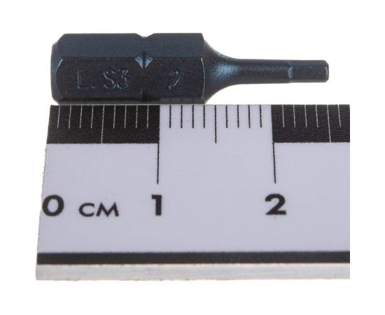 Бита усиленная шестигранная Hex2, 25 мм, 1/4"" Licota S3HE102520 – изображение 4