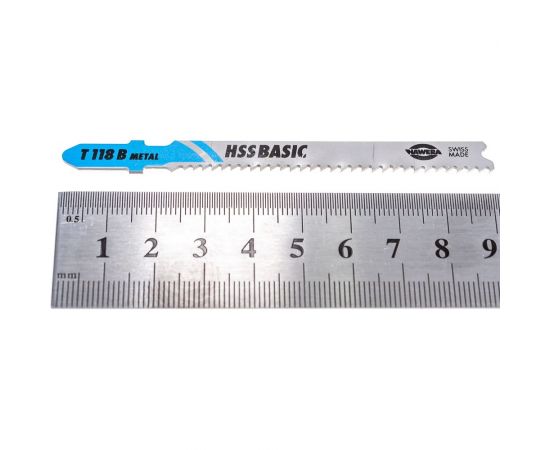 Пилка лобзиковая T 118 В (5 шт; HSS) HAWERA F00Y240525 – изображение 4
