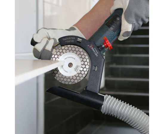 Кожух металлический пылеотводящий для шлифования TileDUSTER (115-125 мм) Mechanic 19568443013 – изображение 5