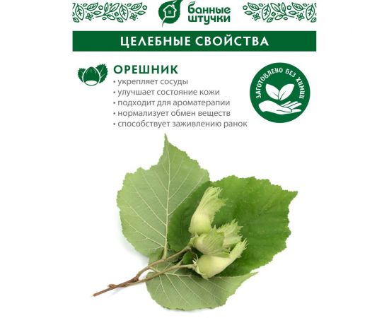 Дубовый веник с орешником Банные штучки 32113 – изображение 6