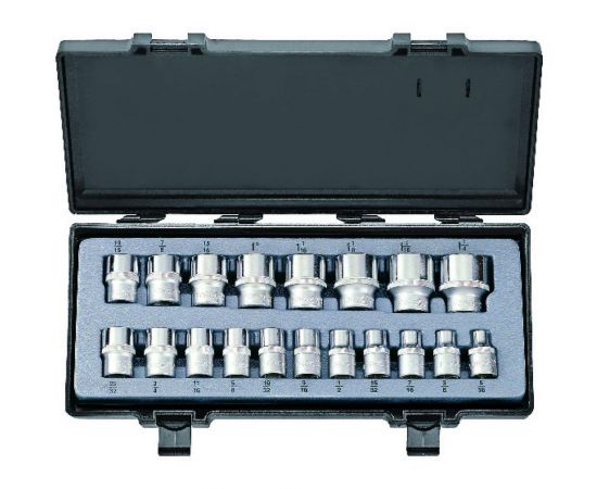 Набор 6 гранных дюймовых головок 1/2" FORCE 4194 