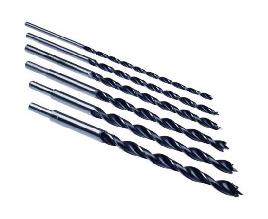 Набор сверл спиральных 6 -14 мм, длина 300 мм, 6 предметов Hobbi 36-8-520 