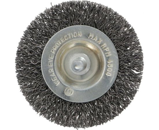 Щетка дисковая 150х30 мм, с хвостовиком, сталь FASTER TOOLS 3496 