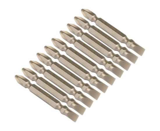 Набор двусторонних бит 10 шт, PH2/SL6, 65 мм KENDO 25404732 