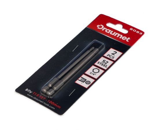 Насадки TORX T15, T27, 2 шт DRAUMET 8083 