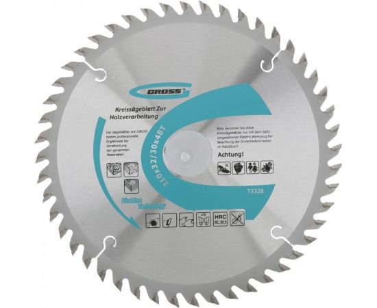 Пильный диск по дереву 210x32/30 мм, 48Т GROSS 73328 
