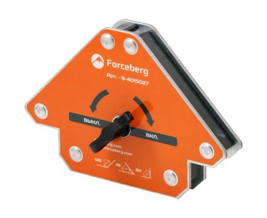 Уголок усиленный отключаемый магнитный для сварки и монтажа Forceberg 9-4015027 