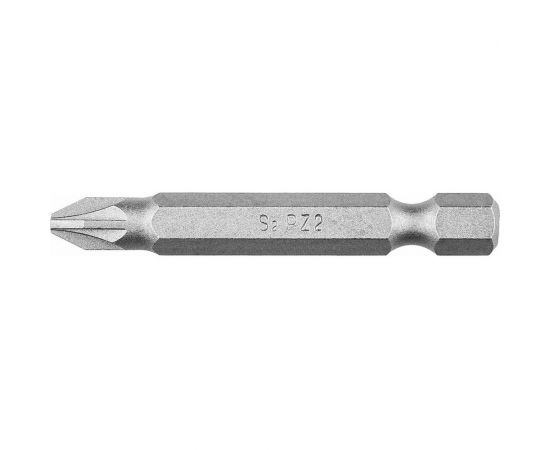 Биты PZ2, 50 мм, 1/4"", 10 шт GRAPHITE 57H959 