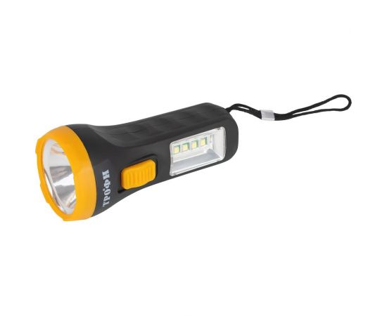 Светодиодный ручной фонарь ТРОФИ UB-101 универсальный на батарейках 1Вт 1 SMD+4 LED 1хAA Б0054034 