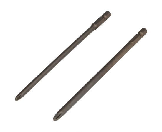 Биты длинные PH1, PH2, 2 шт, 100 мм DRAUMET 8080 