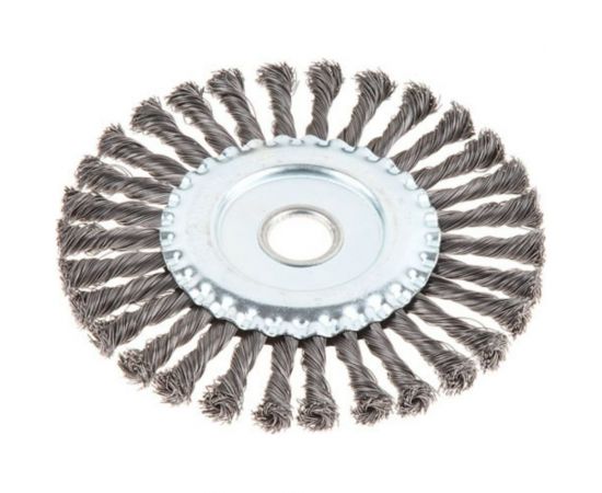 Щетка дисковая для УШМ 180x22.2 мм, витая проволока Gepard GP0894-180 