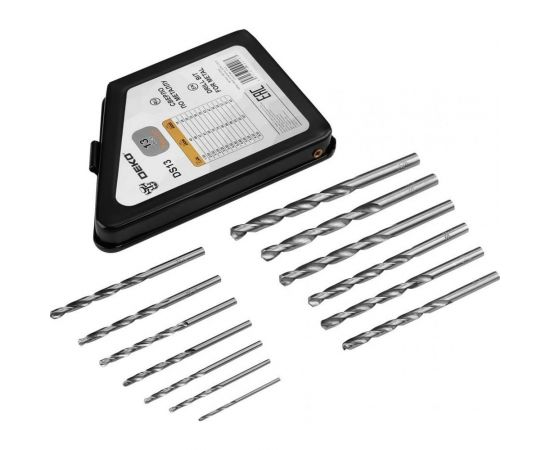 Набор сверл по металлу DH013 (13 шт; 1.5-6.5 мм) DEKO 065-0544 