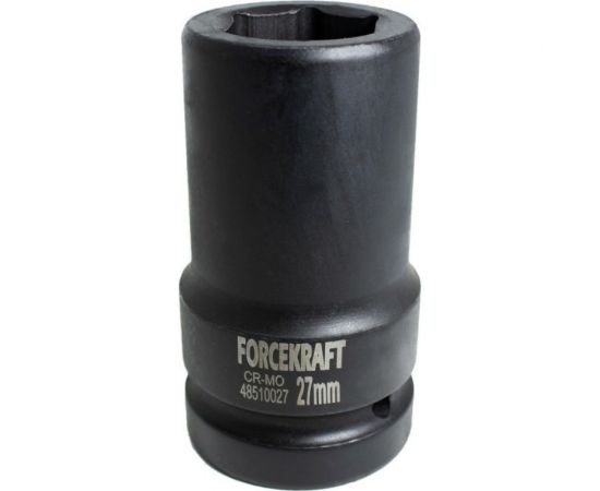 Головка ударная глубокая 6-гранная 27 мм, 1""DR Forcekraft FK-48510027 50987 