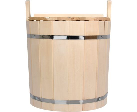 Запарник Банные Штучки с крышкой, «С лёгким паром», 25 л, липа 31137 