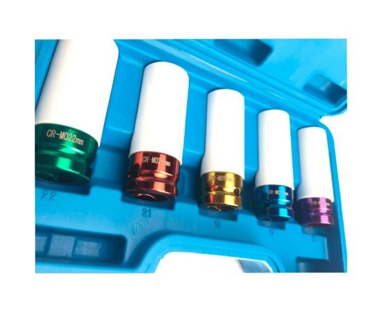 Набор ударных головок 5 предметов 1/2 дюйма GOODKING G-10005 – изображение 2