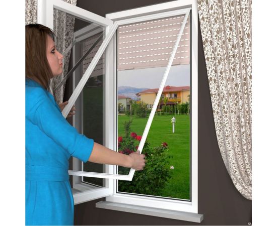 Внутренняя москитная сетка KOMFORT Комплект №5, 750х1500 мм, белая НВ00621 – изображение 2