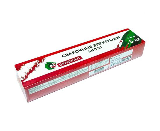 Электроды АНО-21 3 мм, 5 кг DRAGONKIT 00-00002755 – изображение 2