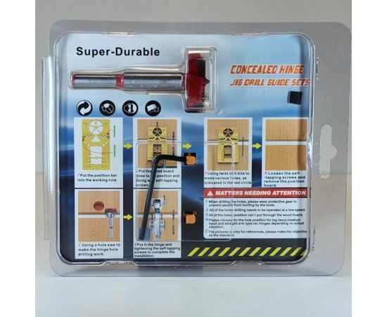 Набор для сверления петель 35 мм Greencut DL01035 – изображение 2