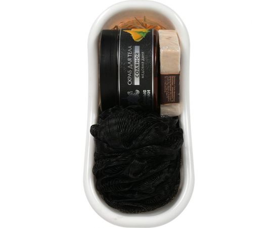 Подарочный набор Банные штучки Инь-Янь мочалка, мыло, скраб 33526 – изображение 2