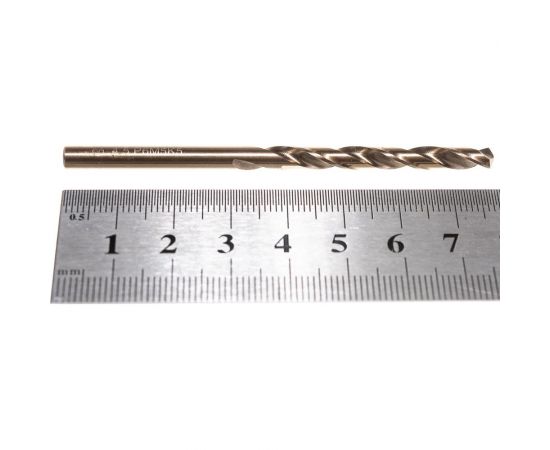 Сверло по металлу (4.5х47х80 мм; ц/х; Р6М5К5; А1; 135 град) GRIFF a112045 – изображение 3