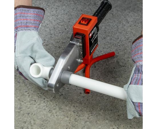 Сварочный аппарат для пластиковых труб QUATTRO ELEMENTI ST-1100 1100 Вт, насадки 20-40 мм, кейс 793-336 – изображение 3