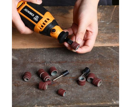 Набор шлифовальных барабанов RT51 51 предмет для гравера DEKO 065-0676 – изображение 4